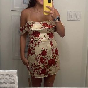 Reformation Lanelle Silk Dress